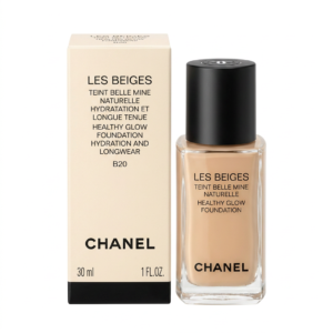 CHANEL – LES BEIGES TEINT BELLE MINE NATURELLE HYDRATATION ET LONGUE TENUE HEALTHY GLOW FOUNDATION – Teint naturel et longue tenue – 30 ml H&O Parapharmacie - Algérie