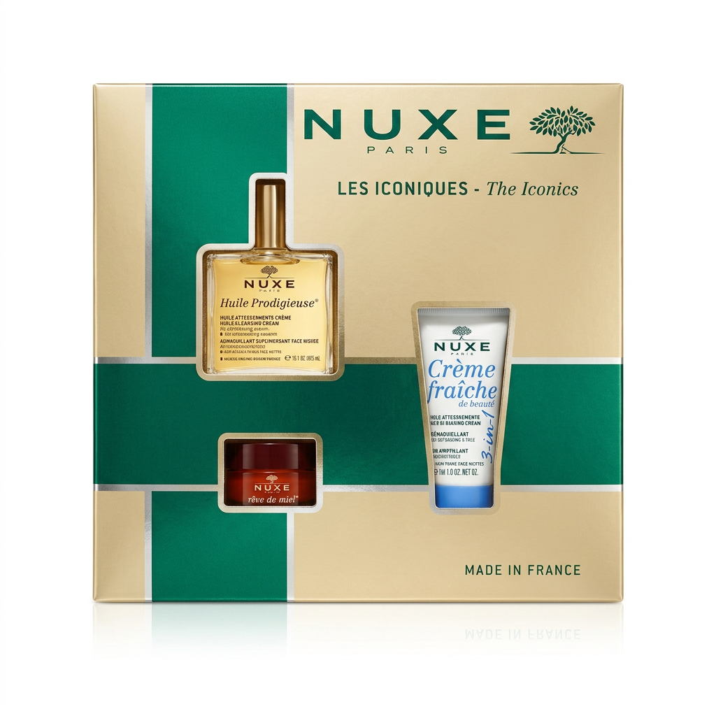 NUXE – Les Iconiques – Coffret beauté iconique H&O Parapharmacie - Algérie NUXE – Les Iconiques – Coffret beauté iconique H&O Parapharmacie - Algérie