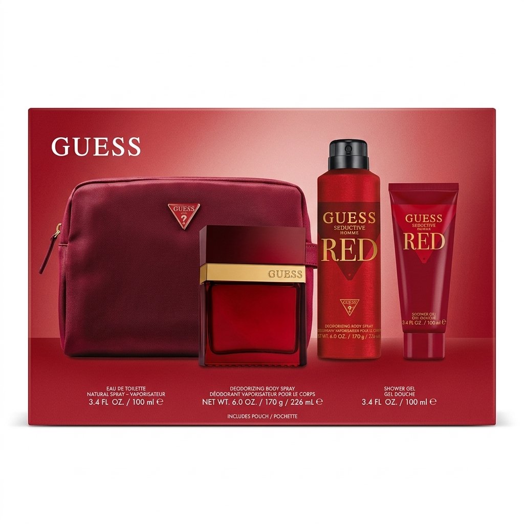 GUESS – Seductive Red – Parfum & Soins Corps – 100ml + 226ml + 100ml H&O Parapharmacie - Algérie GUESS – Seductive Red – Parfum & Soins Corps – 100ml + 226ml + 100ml H&O Parapharmacie - Algérie