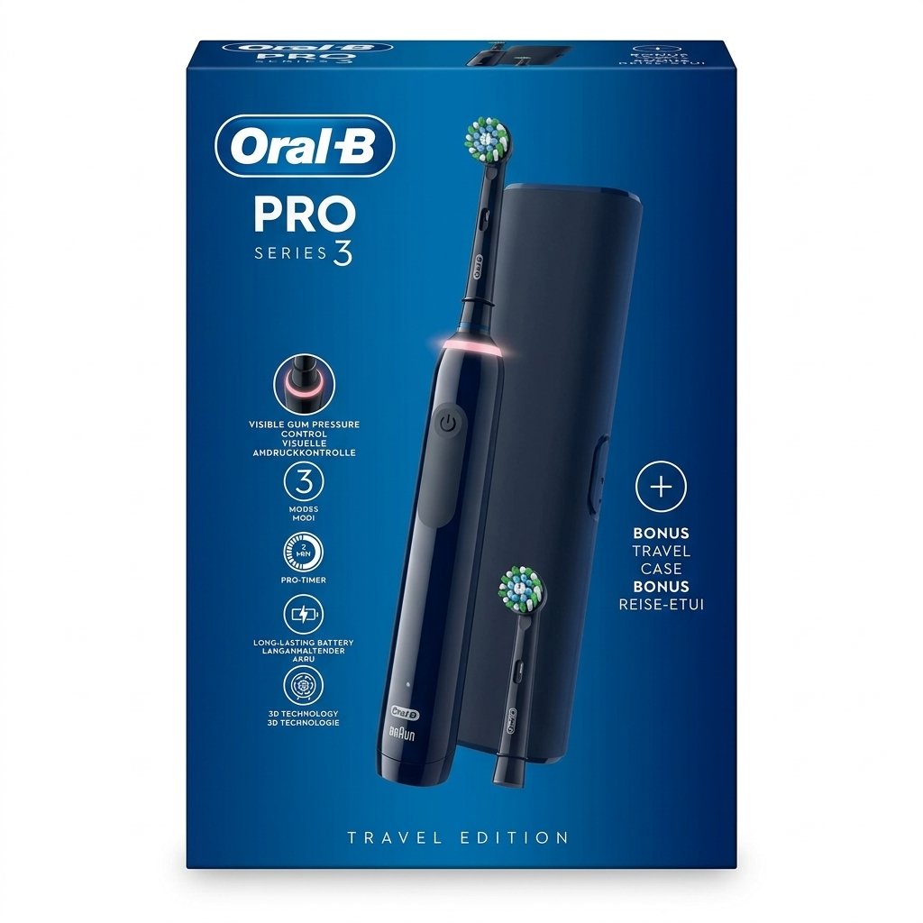 Oral-B – PRO SERIES 3 – Brosse à dents électrique – Nettoyage supérieur et protection des gencives H&O Parapharmacie - Algérie Oral-B – PRO SERIES 3 – Brosse à dents électrique – Nettoyage supérieur et protection des gencives H&O Parapharmacie - Algérie