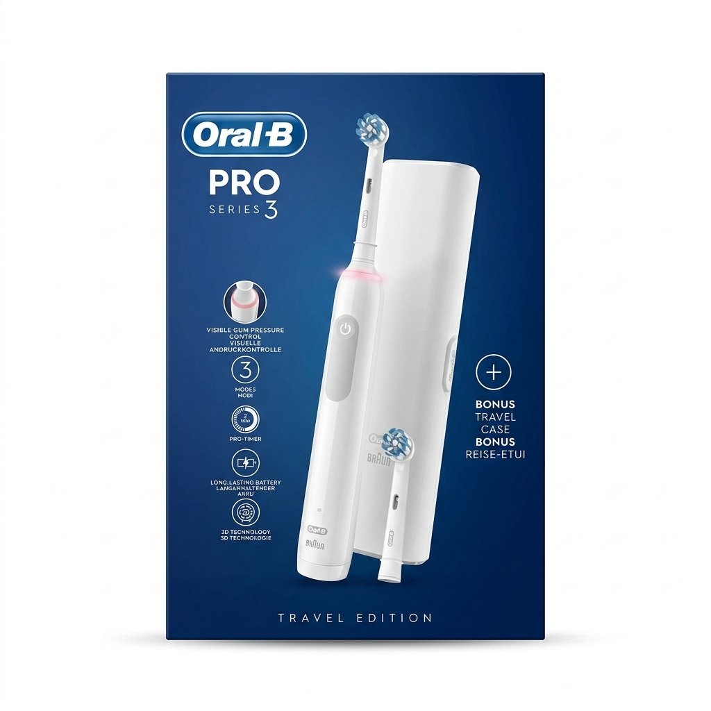 Oral-B – PRO SERIES 3 – Brosse à dents électrique – Nettoyage Supérieur & Protection des gencives H&O Parapharmacie - Algérie Oral-B – PRO SERIES 3 – Brosse à dents électrique – Nettoyage Supérieur & Protection des gencives H&O Parapharmacie - Algérie
