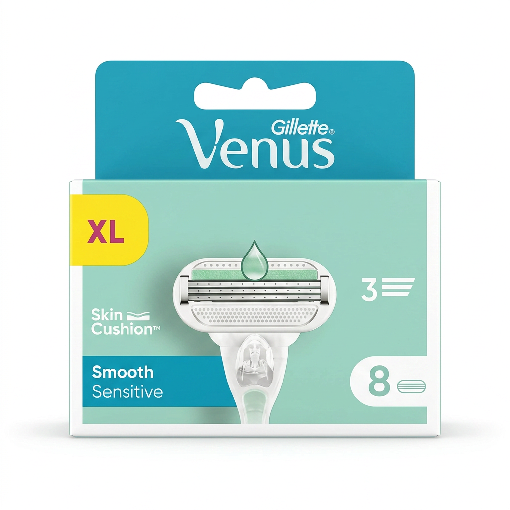 Gillette Venus Skin Cushion Smooth Sensitive – Pour une peau lisse et sensible – 8 lames H&O Parapharmacie - Algérie Gillette Venus Skin Cushion Smooth Sensitive – Pour une peau lisse et sensible – 8 lames H&O Parapharmacie - Algérie