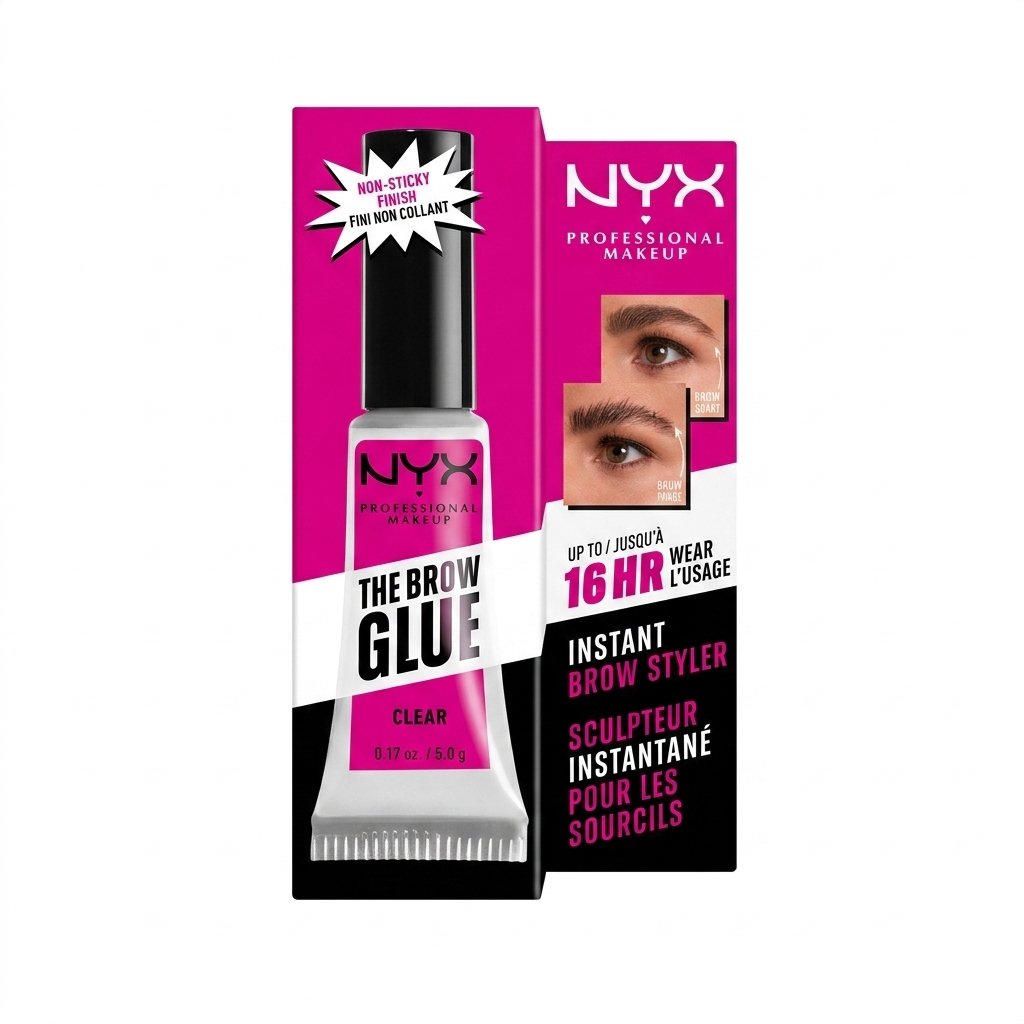 NYX Professional Makeup – The Brow Glue – Fixation Instantanée et Tenue 16H – 5.0g H&O Parapharmacie - Algérie NYX Professional Makeup – The Brow Glue – Fixation Instantanée et Tenue 16H – 5.0g H&O Parapharmacie - Algérie