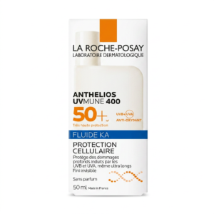 LA ROCHE-POSAY – ANTHELIOS UVMUNE 400 FLUIDE KA – Protection Cellulaire & Anti-Oxydant – 50 ml H&O Parapharmacie - Algérie