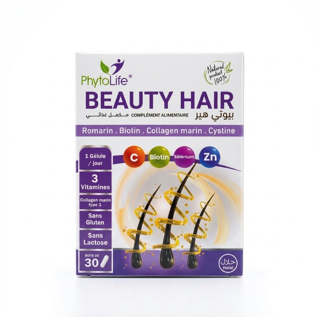 PhytoLife – BEAUTY HAIR – Soin capillaire – 30 gélules H&O Parapharmacie - Algérie PhytoLife – BEAUTY HAIR – Soin capillaire – 30 gélules H&O Parapharmacie - Algérie