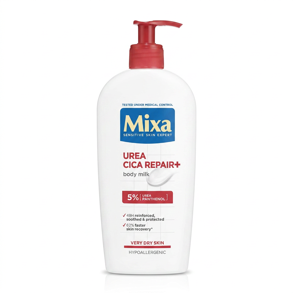 Mixa – Urea Cica Repair+ Body Milk – Réparation intense & Apaisement – 400 ml H&O Parapharmacie - Algérie Mixa – Urea Cica Repair+ Body Milk – Réparation intense & Apaisement – 400 ml H&O Parapharmacie - Algérie