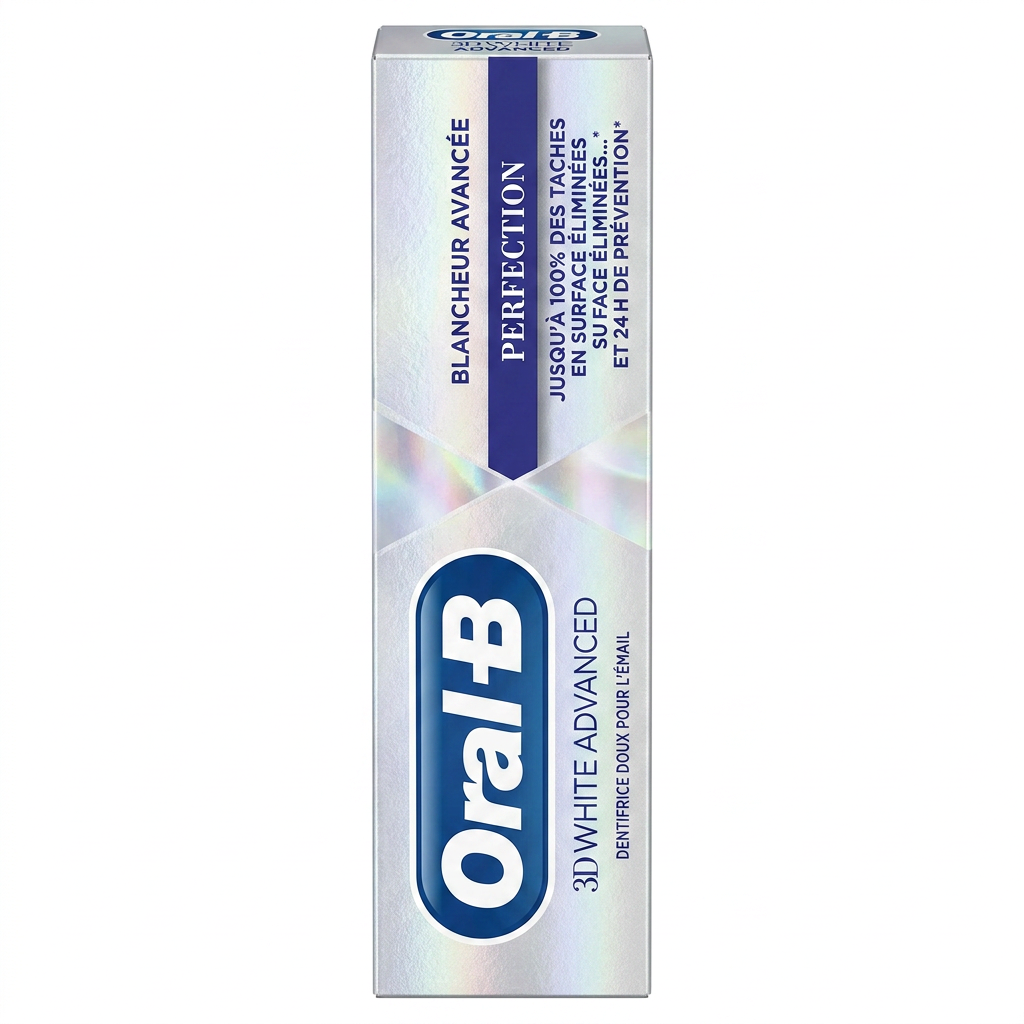 Oral-B – 3D White Advanced Dentifrice Doux Pour l’Email – Blancheur Avancée H&O Parapharmacie - Algérie Oral-B – 3D White Advanced Dentifrice Doux Pour l’Email – Blancheur Avancée H&O Parapharmacie - Algérie