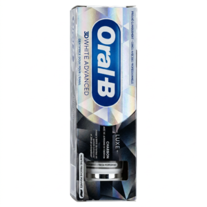 Oral-B – 3D WHITE ADVANCED LUXE CHARBON – Blanchiment et protection de l&rsquo;émail H&O Parapharmacie - Algérie