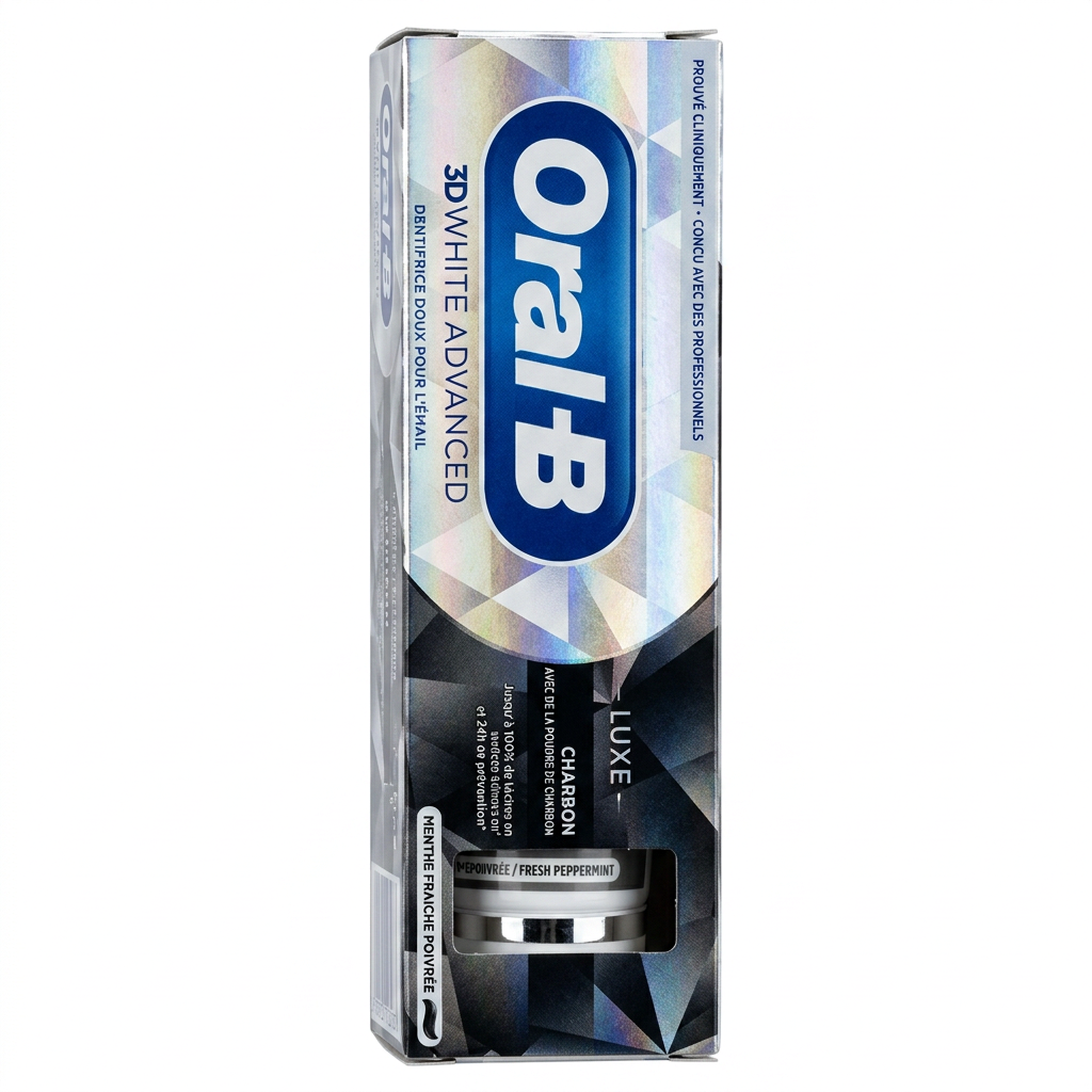 Oral-B – 3D WHITE ADVANCED LUXE CHARBON – Blanchiment et protection de l’émail H&O Parapharmacie - Algérie Oral-B – 3D WHITE ADVANCED LUXE CHARBON – Blanchiment et protection de l’émail H&O Parapharmacie - Algérie