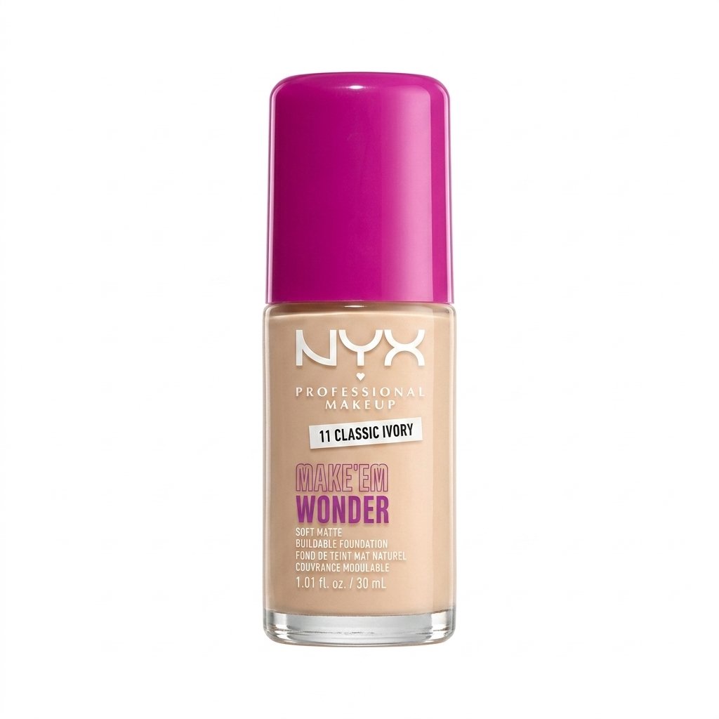 NYX Professional Makeup – Make’Em Wonder – Fond de teint mat modulable – 30 ml H&O Parapharmacie - Algérie NYX Professional Makeup – Make’Em Wonder – Fond de teint mat modulable – 30 ml H&O Parapharmacie - Algérie