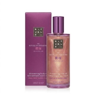 Rituals – The Ritual of Yozakura Shimmering Body Oil – Corps éclatant – 100ml H&O Parapharmacie - Algérie