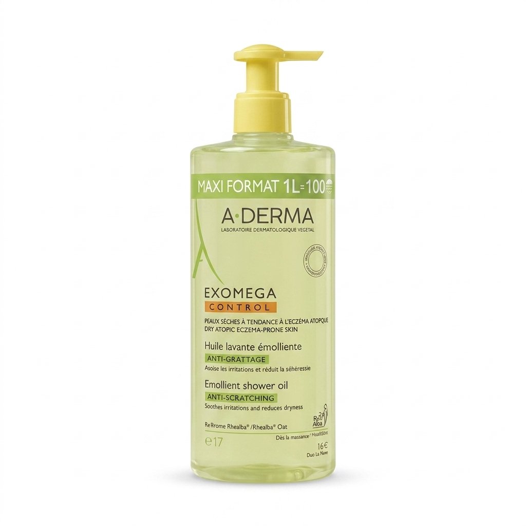 A DERMA – EXOMEGA CONTROL Huile lavante émolliente – Peaux sèches à tendance à l’eczéma atopique – 1L H&O Parapharmacie - Algérie A DERMA – EXOMEGA CONTROL Huile lavante émolliente – Peaux sèches à tendance à l’eczéma atopique – 1L H&O Parapharmacie - Algérie