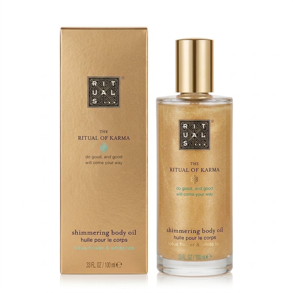 RITUALS – The Ritual of Karma Shimmering Body Oil – Hydratation et Éclat – 100ml H&O Parapharmacie - Algérie RITUALS – The Ritual of Karma Shimmering Body Oil – Hydratation et Éclat – 100ml H&O Parapharmacie - Algérie