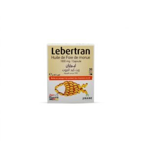 Zein Pharma Lebertan Huile de Foie De Morue 1000 mg H&O Parapharmacie - Algérie