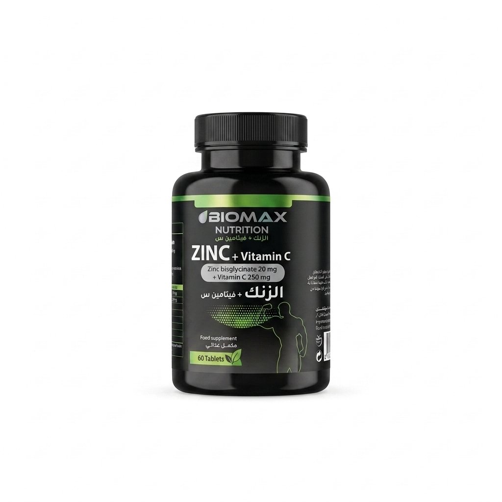 Biomax Nutrition Zinc + Vitamine C 60 Tablets H&O Parapharmacie - Algérie Biomax Nutrition Zinc + Vitamine C 60 Tablets H&O Parapharmacie - Algérie