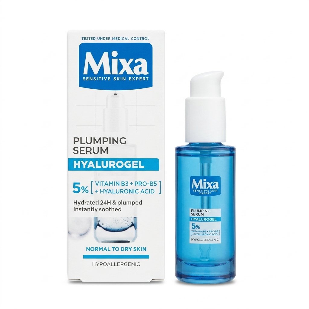 Mixa – Plumping Serum Hyalurogel – Hydratation 24h & Effet Repulpant H&O Parapharmacie - Algérie Mixa – Plumping Serum Hyalurogel – Hydratation 24h & Effet Repulpant H&O Parapharmacie - Algérie