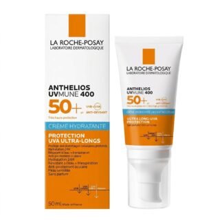 La Roche Posay Anthelios Crème Solaire Visage Hydratante spf50+ Sans-parfum 50ml H&O Parapharmacie - Algérie