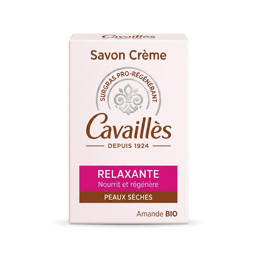 Cavaillès – Savon Crème Relaxante – Nourrit et régénère pour peaux sèches H&O Parapharmacie - Algérie Cavaillès – Savon Crème Relaxante – Nourrit et régénère pour peaux sèches H&O Parapharmacie - Algérie
