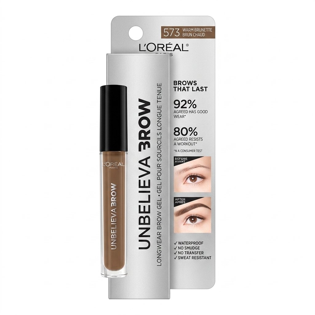 L’Oréal Paris – Unbelieva Brow Longwear Brow Gel – Fixation longue durée & Waterproof – 4.5ml – Teinte N573 H&O Parapharmacie - Algérie L’Oréal Paris – Unbelieva Brow Longwear Brow Gel – Fixation longue durée & Waterproof – 4.5ml – Teinte N573 H&O Parapharmacie - Algérie