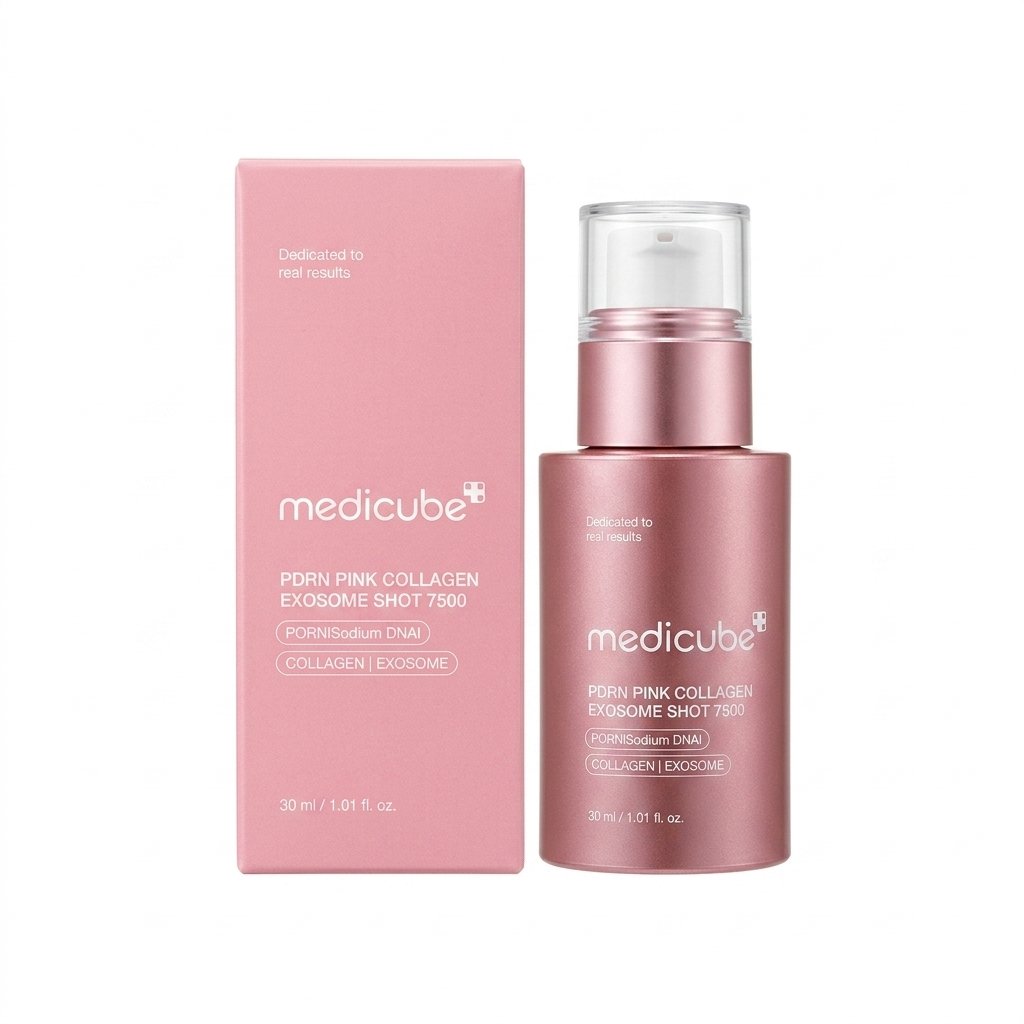 Medicube – PDRN Pink Collagen Exosome Shot 7500 – Régénération cellulaire et fermeté – 30 ml H&O Parapharmacie - Algérie Medicube – PDRN Pink Collagen Exosome Shot 7500 – Régénération cellulaire et fermeté – 30 ml H&O Parapharmacie - Algérie