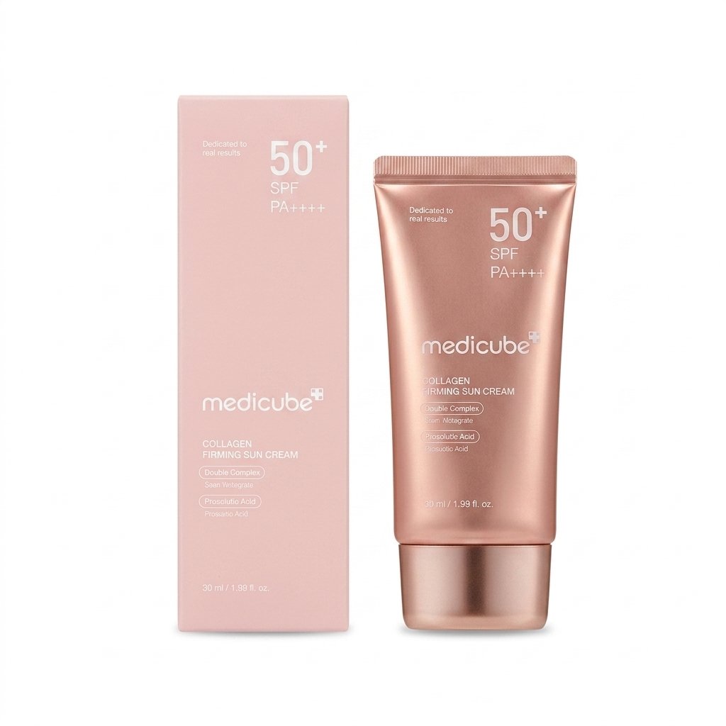 Medi-cube – Collagen Firming Sun Cream – Protection SPF 50+ & Raffermissement – 50 ml H&O Parapharmacie - Algérie Medi-cube – Collagen Firming Sun Cream – Protection SPF 50+ & Raffermissement – 50 ml H&O Parapharmacie - Algérie