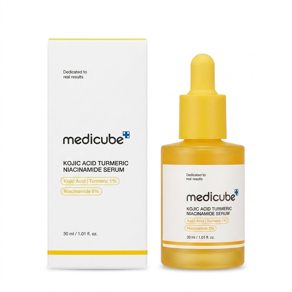 Medicube – Kojic Acid Turmeric Niacinamide Serum – Sérum visage éclat et anti-taches – 30 ml H&O Parapharmacie - Algérie Medicube – Kojic Acid Turmeric Niacinamide Serum – Sérum visage éclat et anti-taches – 30 ml H&O Parapharmacie - Algérie