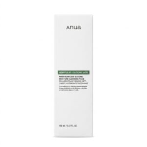 Anua – Heartleaf Succinic Moisture Cleansing Foam – Nettoie et exfolie en douceur – 150 ml / 5.07 fl. oz. H&O Parapharmacie - Algérie