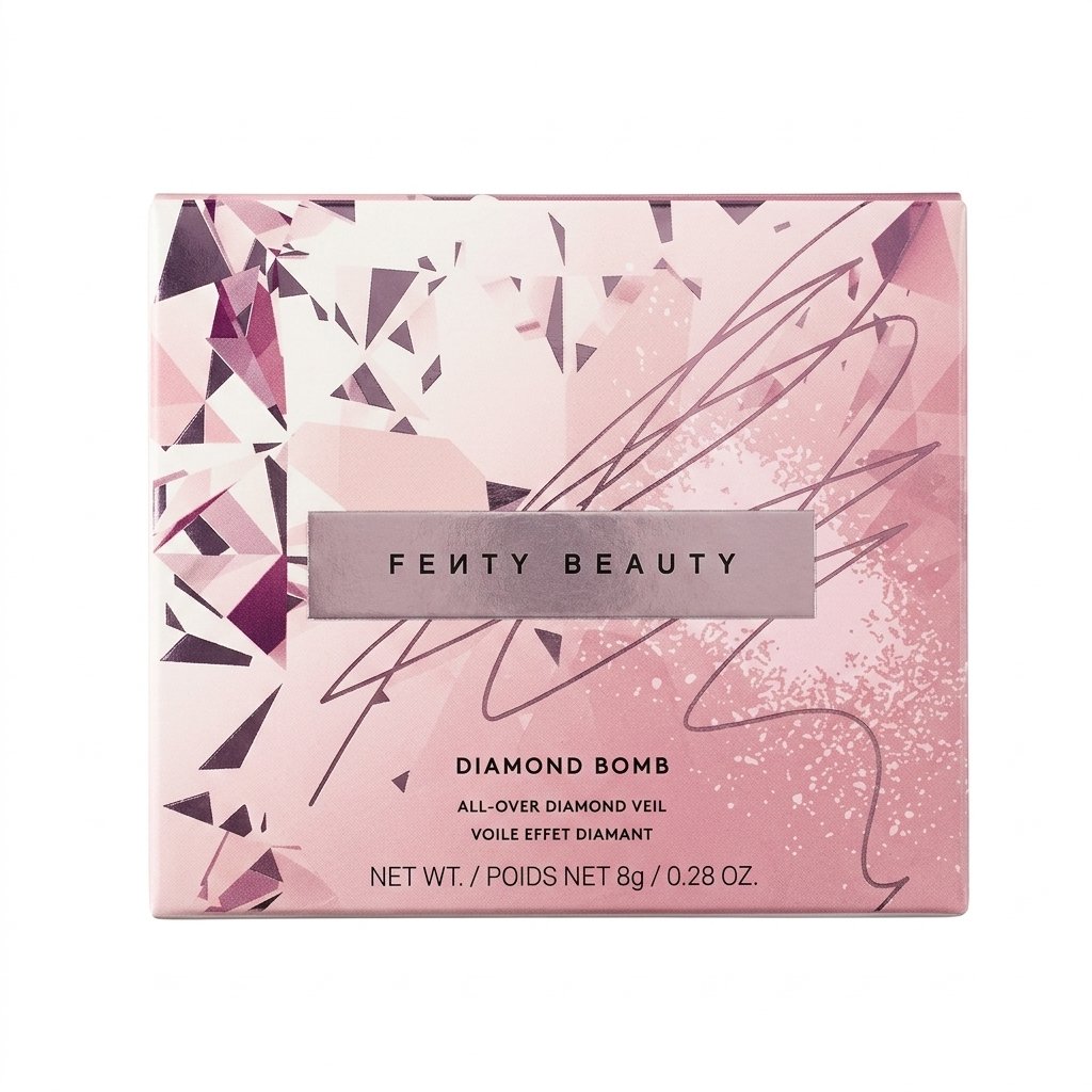 FENTY BEAUTY – Diamond Bomb All-Over Diamond Veil – Éclat scintillant universel – 8g / 0.28 oz – Teinte 02 Rosé Rave H&O Parapharmacie - Algérie FENTY BEAUTY – Diamond Bomb All-Over Diamond Veil – Éclat scintillant universel – 8g / 0.28 oz – Teinte 02 Rosé Rave H&O Parapharmacie - Algérie