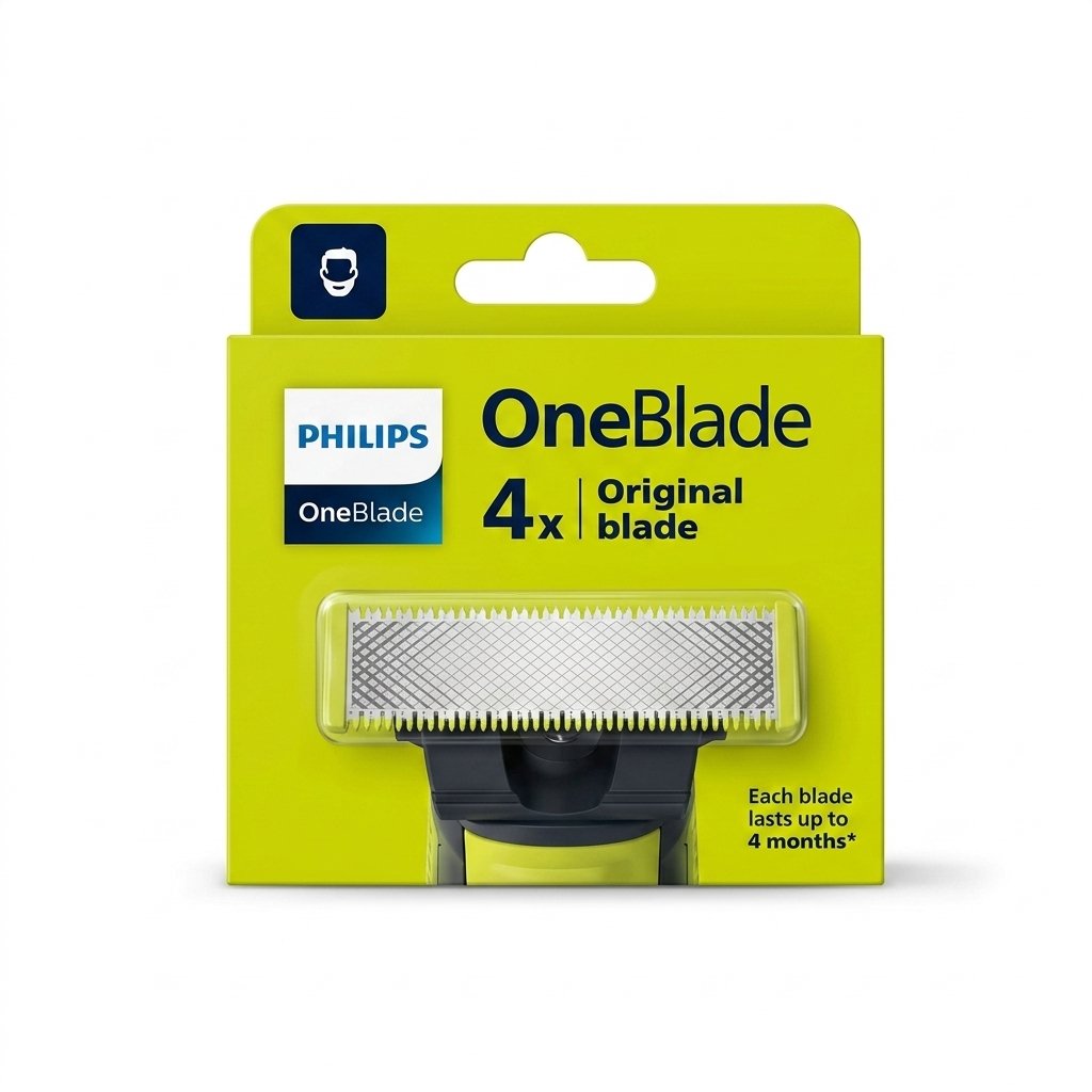 Philips – OneBlade – Remplacement lames – 4 lames H&O Parapharmacie - Algérie Philips – OneBlade – Remplacement lames – 4 lames H&O Parapharmacie - Algérie