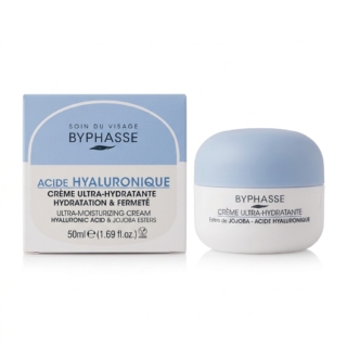 BYPHASSE – Crème Ultra-Hydratante Acide Hyaluronique – Hydratation Intense & Fermeté – 50ml H&O Parapharmacie - Algérie BYPHASSE – Crème Ultra-Hydratante Acide Hyaluronique – Hydratation Intense & Fermeté – 50ml H&O Parapharmacie - Algérie