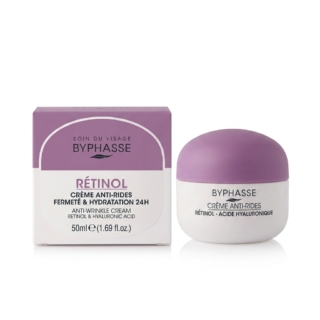 BYPHASSE – Rétinol Crème Anti-Rides Fermeté & Hydratation 24H – Réduit les rides et hydrate 24h – 50ml H&O Parapharmacie - Algérie BYPHASSE – Rétinol Crème Anti-Rides Fermeté & Hydratation 24H – Réduit les rides et hydrate 24h – 50ml H&O Parapharmacie - Algérie