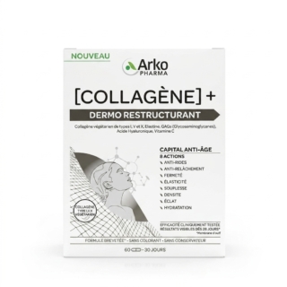 Arko Pharma – [COLLAGÈNE] + DERMO RESTRUCTURANT – Capital Anti-Âge – 60 capsules – 30 jours H&O Parapharmacie - Algérie