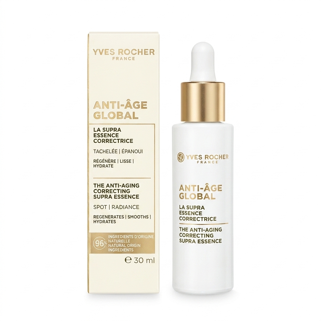 Yves Rocher – Anti-Age Global La Supra Essence Correctrice – Anti-rides et régénérant – 30 ml H&O Parapharmacie - Algérie Yves Rocher – Anti-Age Global La Supra Essence Correctrice – Anti-rides et régénérant – 30 ml H&O Parapharmacie - Algérie