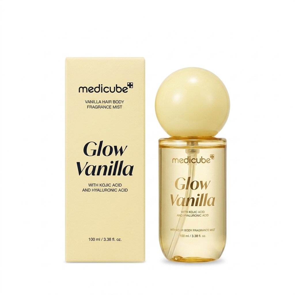medicube – Glow Vanilla Hair Body Fragrance Mist – Hydratant et parfume – 100 ml / 3.38 fl. oz. H&O Parapharmacie - Algérie medicube – Glow Vanilla Hair Body Fragrance Mist – Hydratant et parfume – 100 ml / 3.38 fl. oz. H&O Parapharmacie - Algérie