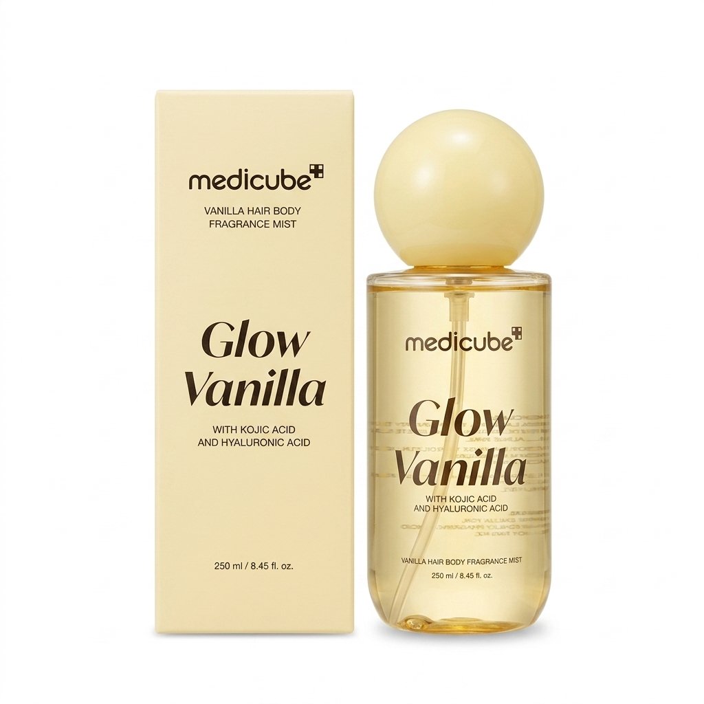Medicube – Glow Vanilla Fragrance Mist – Parfum vanille et soin – 250 ml / 8.45 fl. oz. H&O Parapharmacie - Algérie Medicube – Glow Vanilla Fragrance Mist – Parfum vanille et soin – 250 ml / 8.45 fl. oz. H&O Parapharmacie - Algérie