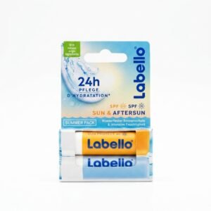Labello – SUN & AFTERSUN – Protection et Soin Solaire Lèvres – 2 x 4.8g5 H&O Parapharmacie - Algérie
