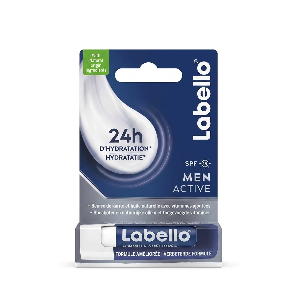 Labello – Men Active – Hydratation 24h & Protection SPF15 – 4.8gr H&O Parapharmacie - Algérie Labello – Men Active – Hydratation 24h & Protection SPF15 – 4.8gr H&O Parapharmacie - Algérie