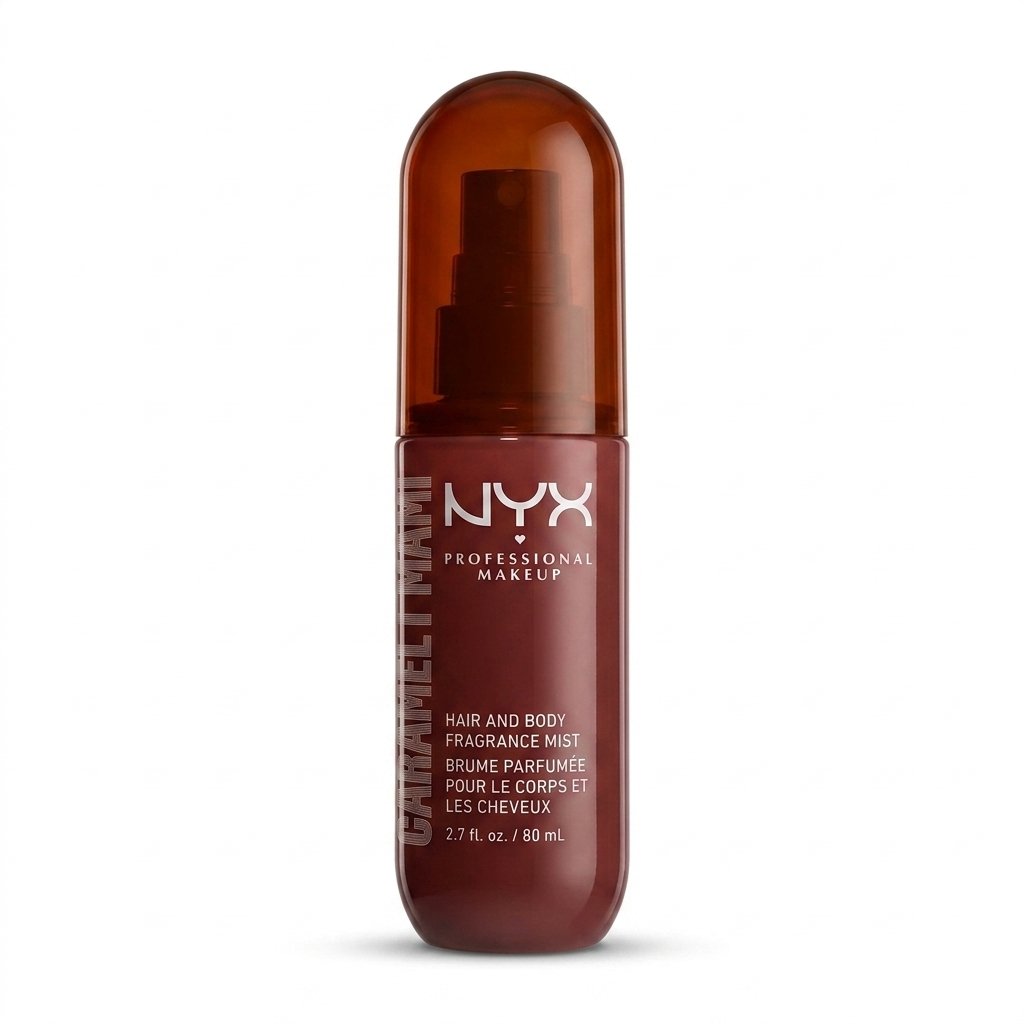NYX PROFESSIONAL MAKEUP – Caramel Swirl Hair & Body Fragrance Mist – Parfum envoûtant pour corps et cheveux – 80 mL H&O Parapharmacie - Algérie NYX PROFESSIONAL MAKEUP – Caramel Swirl Hair & Body Fragrance Mist – Parfum envoûtant pour corps et cheveux – 80 mL H&O Parapharmacie - Algérie