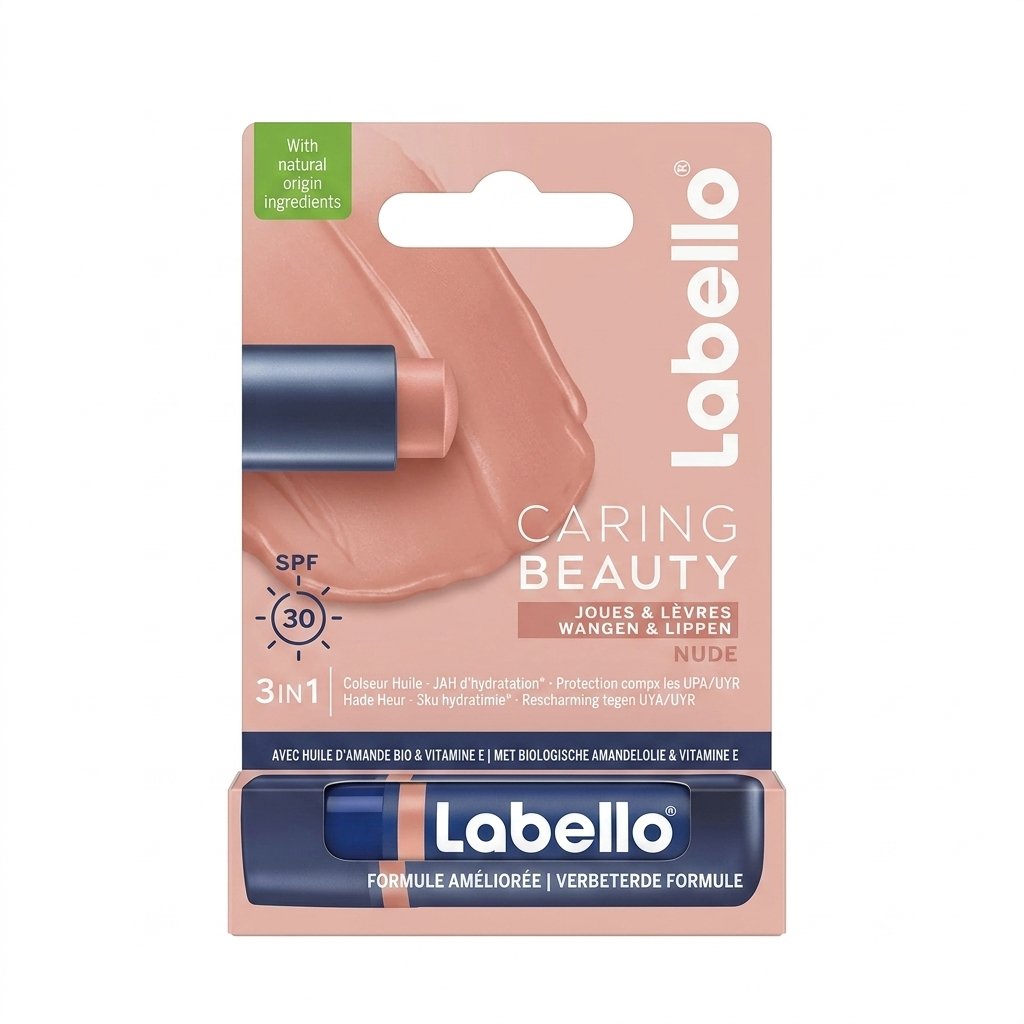 Labello – Caring Beauty Nude – Hydratation et protection SPF 30– 4.8gr H&O Parapharmacie - Algérie Labello – Caring Beauty Nude – Hydratation et protection SPF 30– 4.8gr H&O Parapharmacie - Algérie