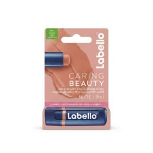 Labello – Caring Beauty Nude 2in1 – Baume à lèvres teinté longue durée– 4.8gr H&O Parapharmacie - Algérie
