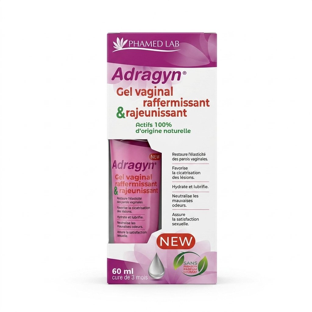 PHAMED LAB – Adragyn Gel vaginal raffermissant & rajeunissant – Amélioration de l’élasticité et de la lubrification vaginales – 60 ml H&O Parapharmacie - Algérie PHAMED LAB – Adragyn Gel vaginal raffermissant & rajeunissant – Amélioration de l’élasticité et de la lubrification vaginales – 60 ml H&O Parapharmacie - Algérie