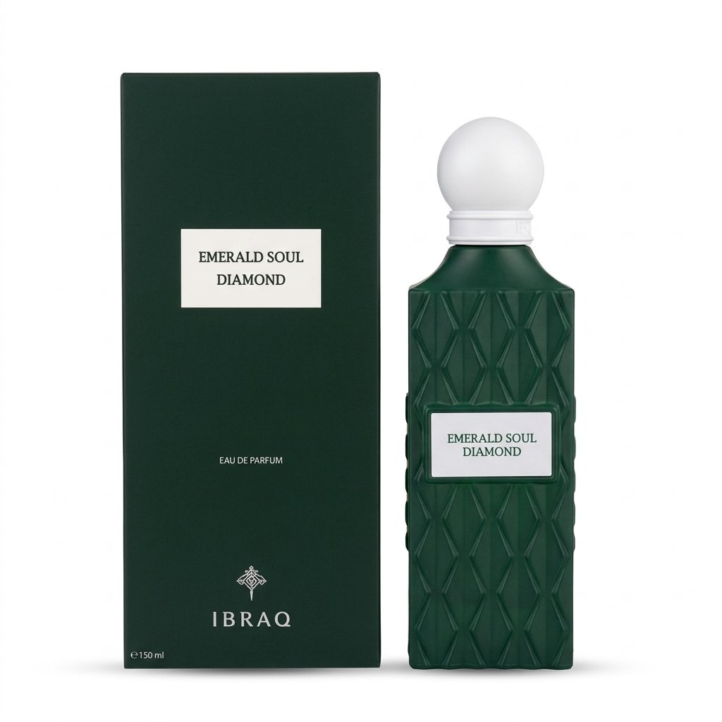 IBRAQ – EMERALD SOUL DIAMOND – Eau de Parfum – 150 ml H&O Parapharmacie - Algérie IBRAQ – EMERALD SOUL DIAMOND – Eau de Parfum – 150 ml H&O Parapharmacie - Algérie