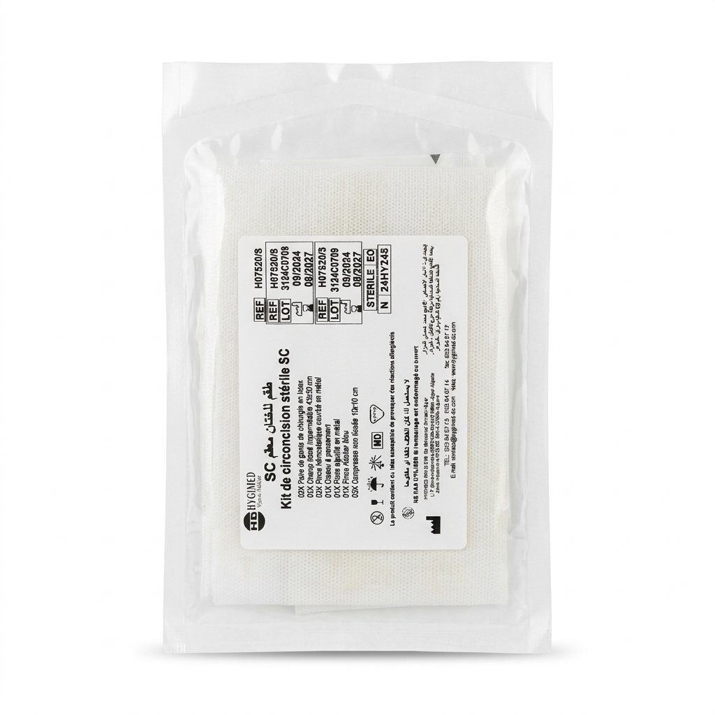 HYGIMED – Kit de circoncision stérile SC – Stérile et complet pour procédure médicale H&O Parapharmacie - Algérie HYGIMED – Kit de circoncision stérile SC – Stérile et complet pour procédure médicale H&O Parapharmacie - Algérie