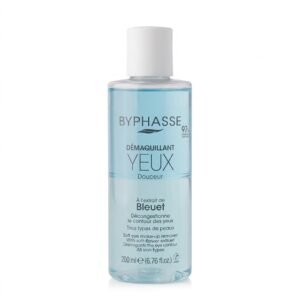 BYPHASSE – Démaquillant Yeux Douceur – Dissout le maquillage tout en apaisant le contour des yeux – 200 ml