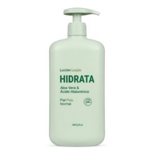Deliplus – Loción Hidrata Aloe Vera & Ácido Hialurónico – Hydratation Intense 24h – 400ml