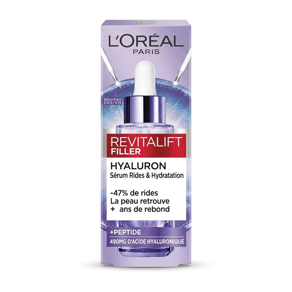 L’Oréal Paris – Revitalift Filler Hyaluron Sérum Rides & Hydratation – Réduit les rides et hydrate H&O Parapharmacie - Algérie L’Oréal Paris – Revitalift Filler Hyaluron Sérum Rides & Hydratation – Réduit les rides et hydrate H&O Parapharmacie - Algérie