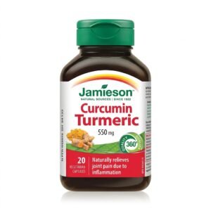 Jamieson – Curcumin Turmeric – Soulagement des douleurs articulaires – 20 capsules H&O Parapharmacie - Algérie