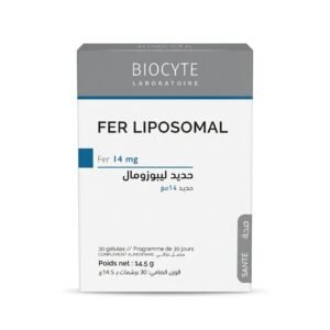 BIOCYTE – Fer Liposomal – Complément alimentaire riche en fer – 30 gélules (14.5 g) H&O Parapharmacie - Algérie