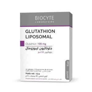BIOCYTE – GLUTATHION LIPOSOMAL – Antioxydant et détoxifiant – 30 gélules H&O Parapharmacie - Algérie