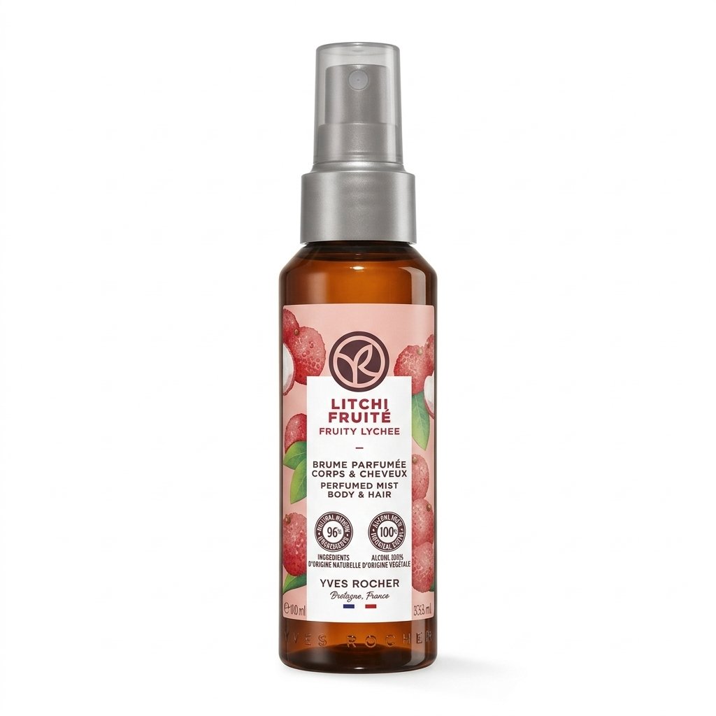Yves Rocher – Litchi Fruité Brume Parfumée Corps & Cheveux – Parfum floral et fruité – 100 ml H&O Parapharmacie - Algérie Yves Rocher – Litchi Fruité Brume Parfumée Corps & Cheveux – Parfum floral et fruité – 100 ml H&O Parapharmacie - Algérie